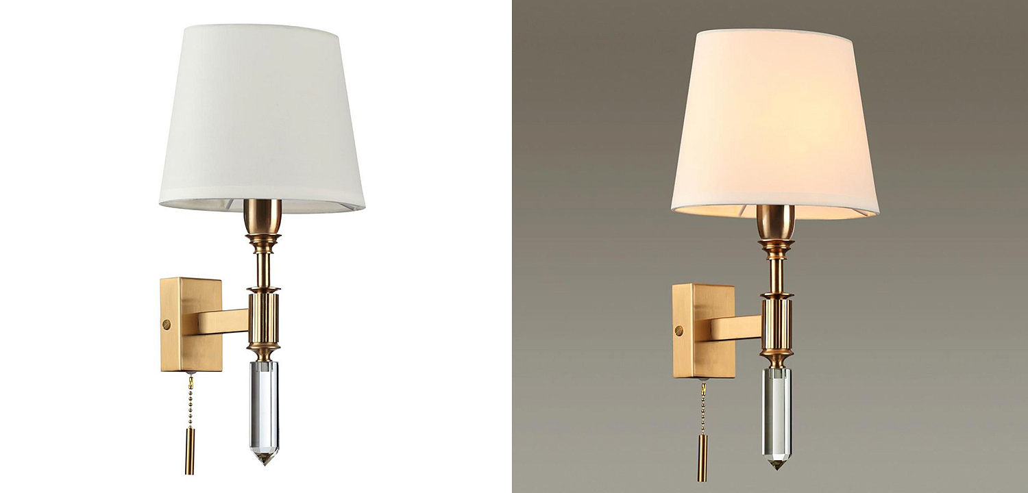 Бра Ramona White Wall Lamp Бра Ramona White Wall Lamp - Loft-Concept в Тюмени