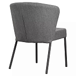 Стул серый с широкой закругленной спинкой Chair Gray Attractive варинант исполнения - 3 | Loft Concept в Тюмени