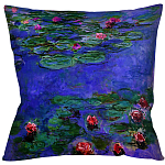 Подушка декоративная с цветочным принтом Impressionism in Art варинант исполнения - 2 | Loft Concept в Тюмени