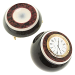 Часы настольные в виде шара из натурального камня Ball Stone Clock варинант исполнения - 8 | Loft Concept в Тюмени