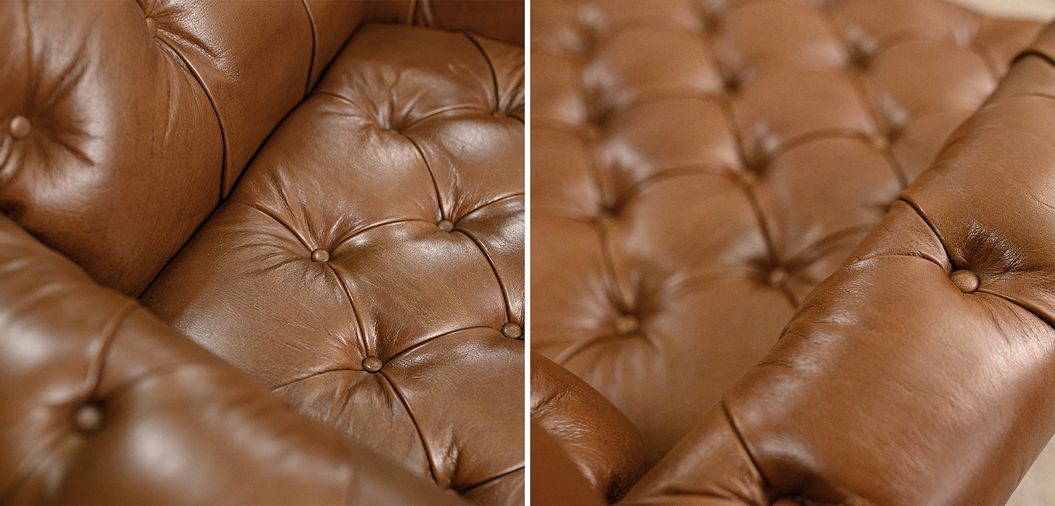 Кресло кожаное Bastien Leather Brown Armchair Кресло кожаное Bastien Leather Brown Armchair - Loft-Concept в Тюмени