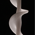 Люстра с белым скрученным плафоном Golden Swirl варинант исполнения - 6 | Loft Concept в Тюмени