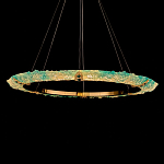 Люстра в форме кольца с цветочным декором Warm Heavenly Light варинант исполнения - 3 | Loft Concept в Тюмени