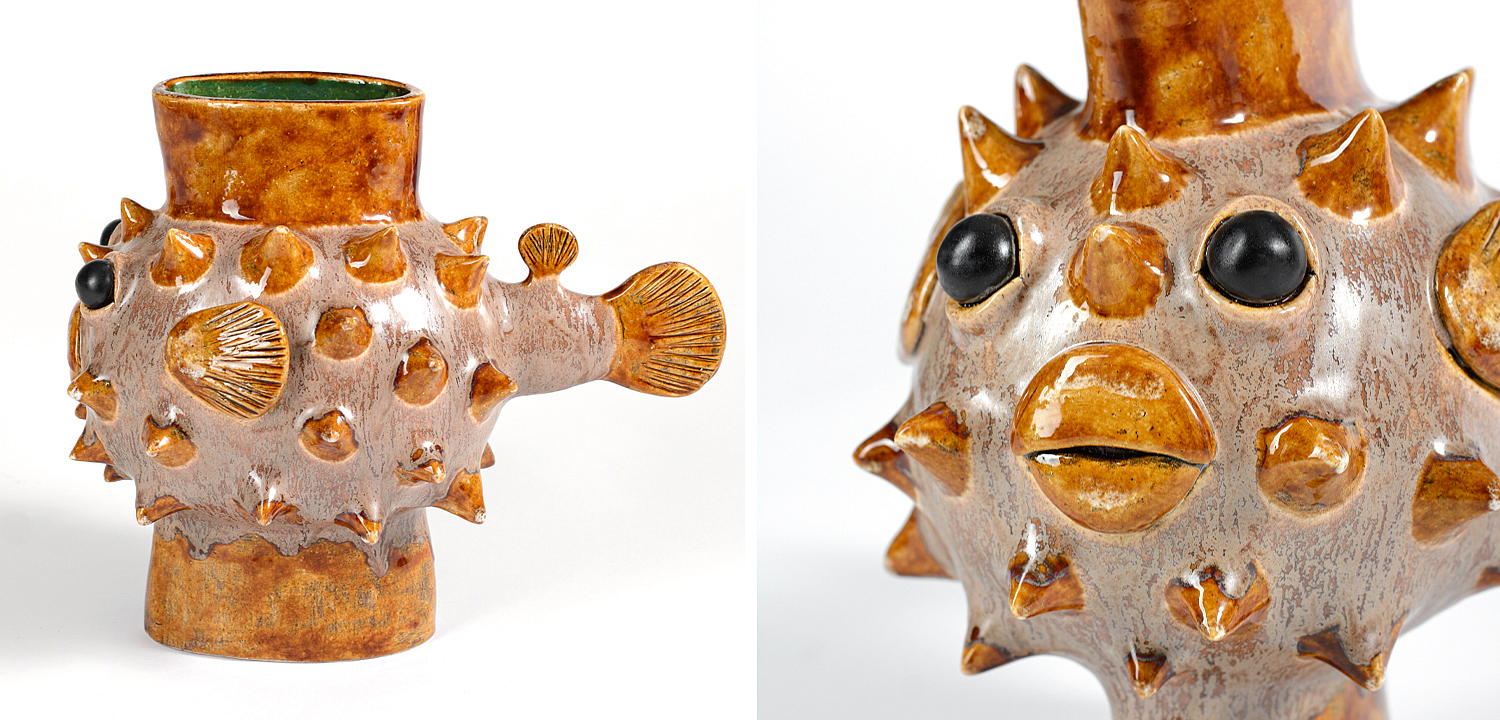 Ваза Puffer Fish Vase Ваза Puffer Fish Vase - Loft-Concept в Тюмени