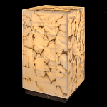 Торшер прямоугольный из натурального камня Calcite Geometry варинант исполнения - 7 | Loft Concept в Тюмени