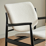 Кресло с каркасом и ножками из древесины и мягкими сиденьем и спинкой Venice варинант исполнения - 8 | Loft Concept в Тюмени