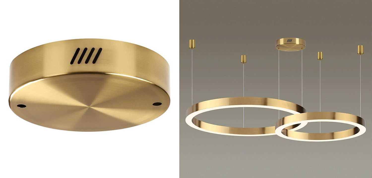 Основание для светильника Ring Horizontal Gold 18 Основание для светильника Ring Horizontal Gold 18 - Loft-Concept в Тюмени