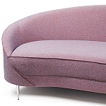 Диван Paulet Sofa Сиреневое Букле варинант исполнения - 4 | Loft Concept в Тюмени