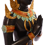 Декоративная статуэтка из бронзы Будда Bronze Kneeling Buddha варинант исполнения - 4 | Loft Concept в Тюмени