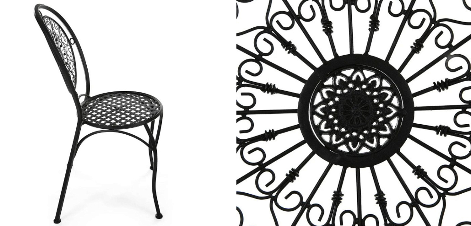 Стул Forged Patterns Anita Black Стул Forged Patterns Anita Black - Loft-Concept в Тюмени