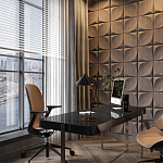 Гипсовая 3D панель с принтографией PM-22 варинант исполнения - 3 | Loft Concept в Тюмени