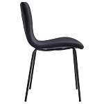 Стул черный с обивкой из велюра Black Archie Chair варинант исполнения - 1 | Loft Concept в Тюмени