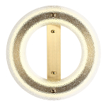 Бра круглое с эффектом морозного стекла Freezing Pattern варинант исполнения - 1 | Loft Concept в Тюмени