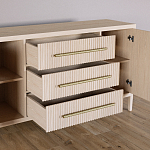 Буфет Primo с тремя ящиками и двумя фасадами Светлый дуб варинант исполнения - 5 | Loft Concept в Тюмени