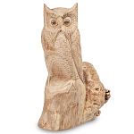 Статуэтка из дерева сова Animals of the World 20 варинант исполнения - 2 | Loft Concept в Тюмени