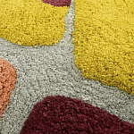 Чехол на подушку с рисунком горчичного цвета Elan Textured варинант исполнения - 6 | Loft Concept в Тюмени