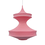 Подвесной вязаный розовый светильник «Моника» варинант исполнения - 1 | Loft Concept в Тюмени