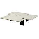 Стол журнальный низкий с фигурной столешницей Threshold варинант исполнения - 1 | Loft Concept в Тюмени