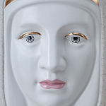 Ваза с золотисто-белыми фрагментами Faces of Imagination варинант исполнения - 6 | Loft Concept в Тюмени