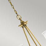 Люстра с прозрачными плафонами из пузырчатого стекла Kichler варинант исполнения - 5 | Loft Concept в Тюмени