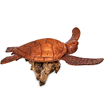Статуэтка деревянная в виде морской черепахи Marine Reptiles варинант исполнения - 2 | Loft Concept в Тюмени