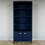 Книжный Стеллаж Elsa Dreams Blue с задней стенкой варинант исполнения - 5 | Loft Concept в Тюмени