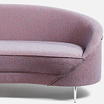 Диван Paulet Sofa Сиреневое Букле варинант исполнения - 1 | Loft Concept в Тюмени