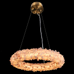 Люстра кольцевая с частичками натурального горного хрусталя Crystal Shimmer варинант исполнения - 1 | Loft Concept в Тюмени