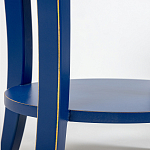 Синяя тумба на фигурных ножках Shelby варинант исполнения - 5 | Loft Concept в Тюмени