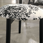 Стул обеденный деревянный с цветочной обивкой Foshan Chair варинант исполнения - 2 | Loft Concept в Тюмени