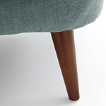 Кресло бирюзовое Pauley Turquoise Armchair варинант исполнения - 4 | Loft Concept в Тюмени