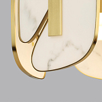 Люстра с мраморными вставками Marble Plates варинант исполнения - 4 | Loft Concept в Тюмени