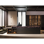 Кухонный гарнитур из красного мрамора и дерева VVD Dada Engenereed Kitchen варинант исполнения - 2 | Loft Concept в Тюмени