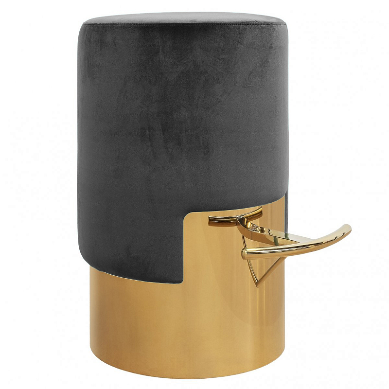 ELLA BAR STOOL Серый Барный стул Золотой Серый ELLA BAR STOOL Серый Барный стул Золотой Серый в Тюмени | Loft Concept