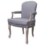 Кресло Aubrey Classical Armchair grey flax варинант исполнения - 3 | Loft Concept в Тюмени