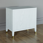 Прикроватная тумбочка с полкой Elsa Dreams White варинант исполнения - 4 | Loft Concept в Тюмени