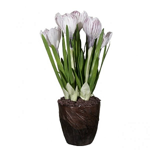 Декоративный искусственный цветок Purple Crocuses