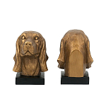 Держатель для книг с бронзовыми фигурками головы собаки Dog Elegance  варинант исполнения - 3 | Loft Concept в Тюмени