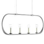 Люстра линейная в овальной раме Traditional Clean Lines варинант исполнения - 2 | Loft Concept в Тюмени