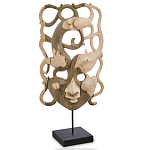 Маска ручной работы деревянная резная Roots Мask варинант исполнения - 1 | Loft Concept в Тюмени