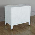 Тумба прикроватная с двумя ящиками Elsa Dreams White варинант исполнения - 4 | Loft Concept в Тюмени