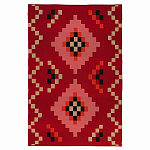 Плед хлопковый по мотивам башкирских орнаментов Ural and Siberian Patterns варинант исполнения - 1 | Loft Concept в Тюмени