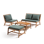 Садовый 2-х местный диван с каркасом из акации Green варинант исполнения - 4 | Loft Concept в Тюмени