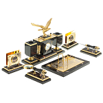 Настольный письменный набор из яшмы и долерита в подарочной упаковке Manager Organizer варинант исполнения - 4 | Loft Concept в Тюмени