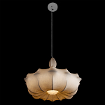 Подвесной светильник с белым фигурным абажуром и мягкими волнистыми краями Cloud Motion  варинант исполнения - 9 | Loft Concept в Тюмени