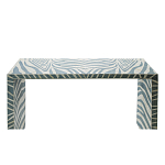 Консоль Дизайнерская Kenya Console ZEBRA Bone Inlay blue варинант исполнения - 2 | Loft Concept в Тюмени
