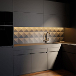 Гипсовая 3D панель с принтографией PM-104 варинант исполнения - 2 | Loft Concept в Тюмени