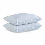 Постельное белье голубого цвета из перкаля с принтом 200х220 см Aurora Allure варинант исполнения - 2 | Loft Concept в Тюмени