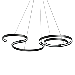 Люстра подвесная светодиодная в виде волнообразной ленты Ribbon Vortex варинант исполнения - 1 | Loft Concept в Тюмени