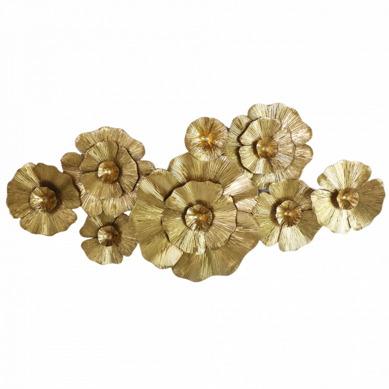 Панно настенное Blank Sheet Delicate Flower Золотой Панно настенное Blank Sheet Delicate Flower Золотой в Тюмени | Loft Concept
